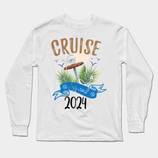 Cruise Squad 2024 Family Cruise Vacation Gifts Long Sleeve T-Shirt